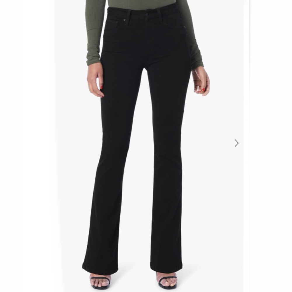 Joe’s Jeans Hi Rise Honey Bootcut Black Jeans